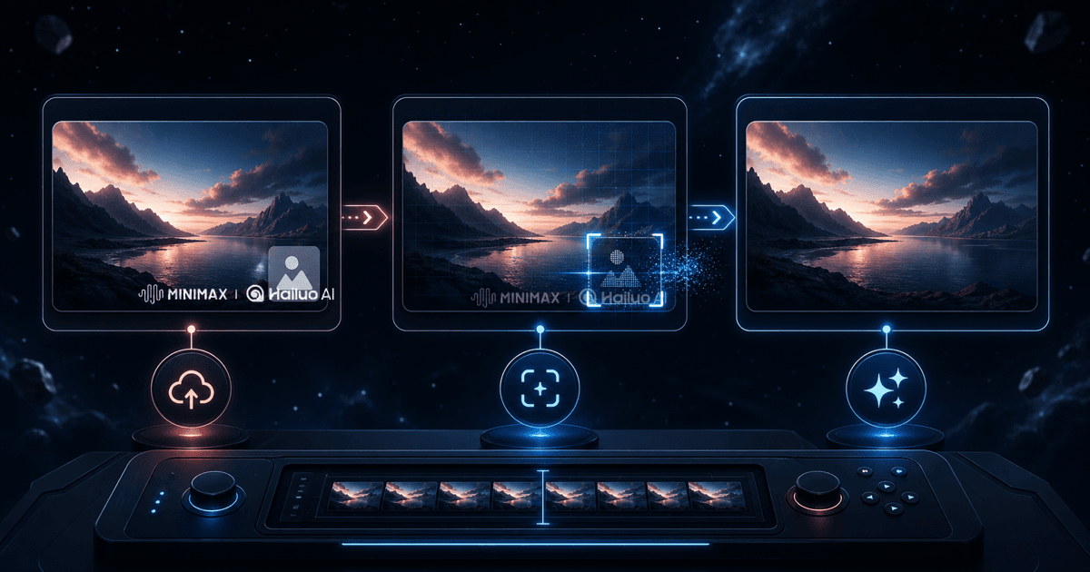 Remove the Hailuo (MiniMax) watermark cover illustration